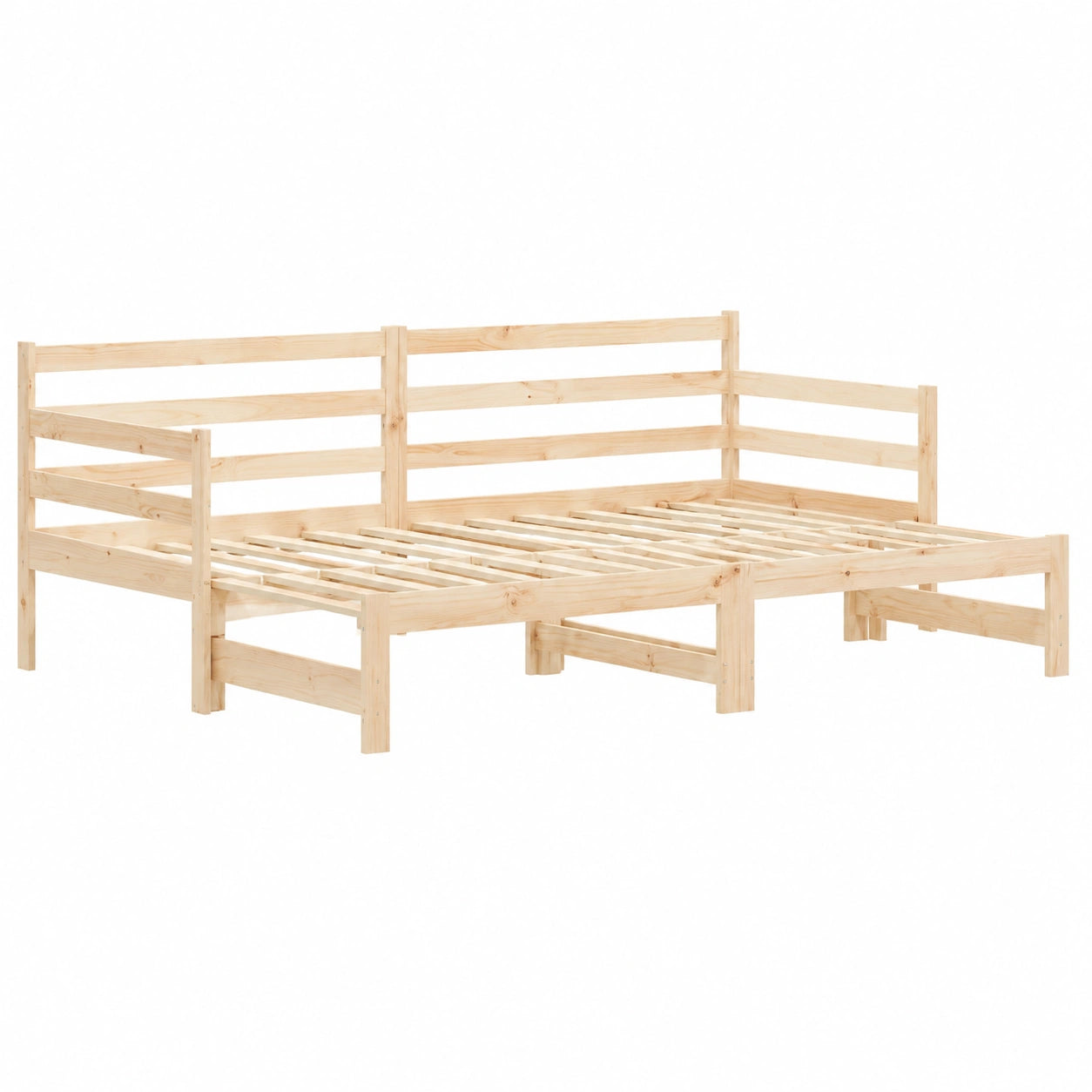Cadre de Lit d'Appoint en Bois 90x200 cm