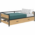 Lit banquette convertible industriel 90x190 cm