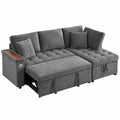 Canap¨¦-lit Convertible avec Rangement et Ports USB pour Salon
